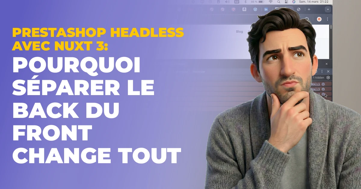PrestaShop headless avec Nuxt 3 : pourquoi séparer le back du front change tout