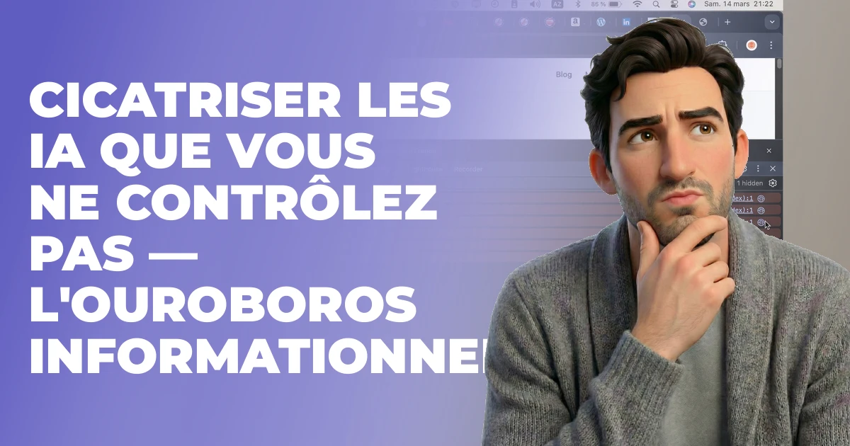 Cicatriser les IA que vous ne contrôlez pas — l'Ouroboros informationnel