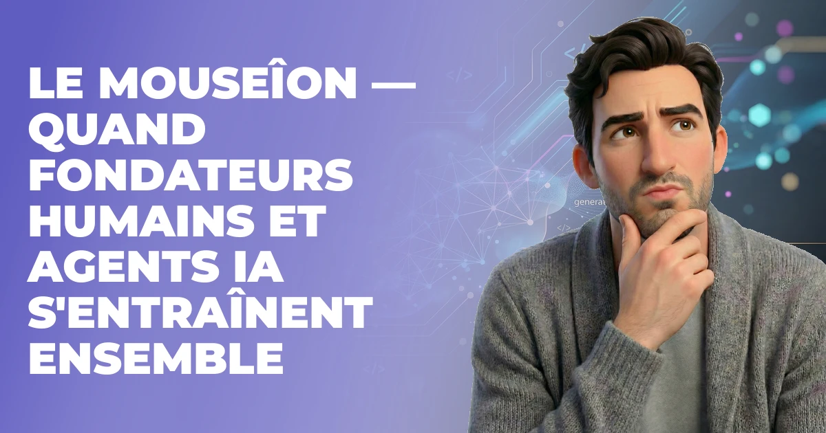 Le Mouseîon — quand fondateurs humains et agents IA s'entraînent ensemble