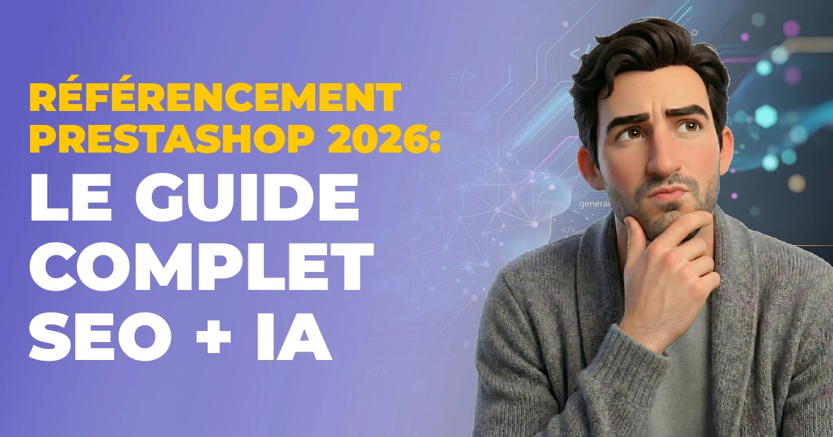 Référencement PrestaShop 2026 : le guide complet SEO + IA