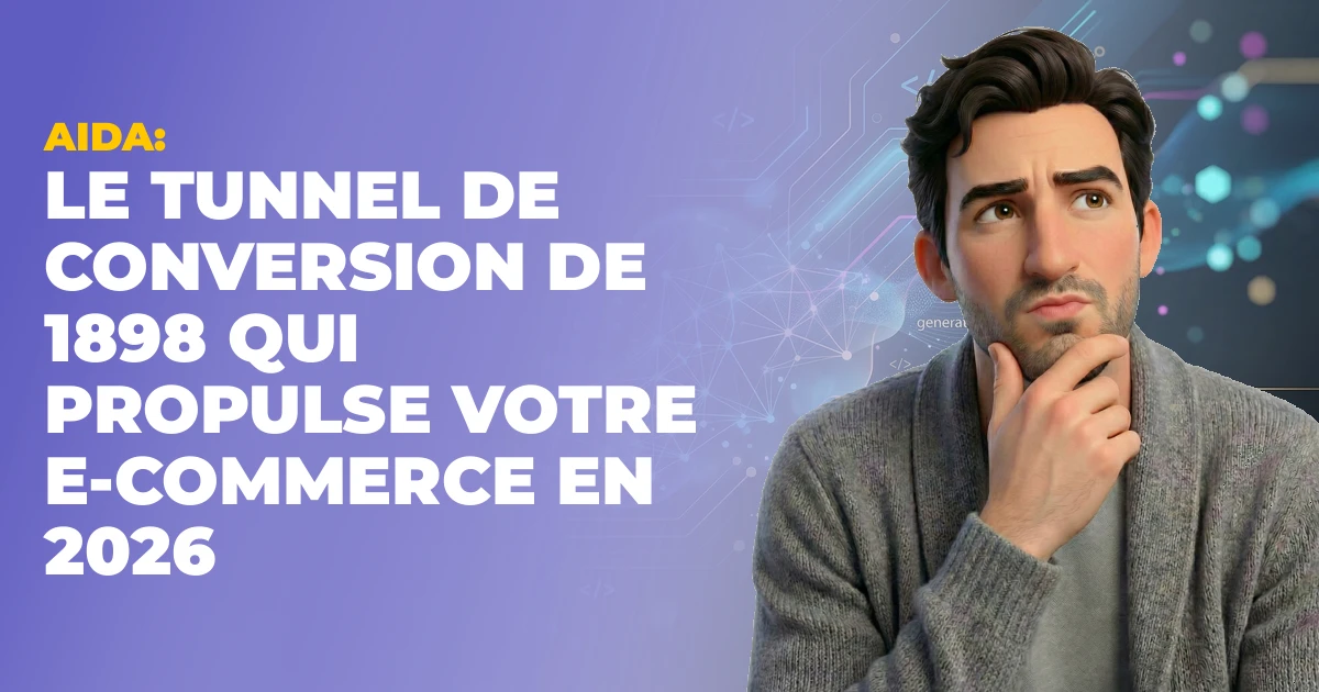 AIDA : le tunnel de conversion de 1898 qui propulse votre e-commerce en 2026