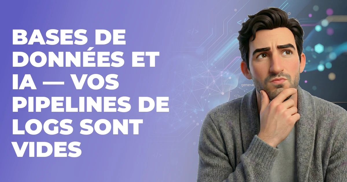 Bases de données et IA — vos pipelines de logs sont vides