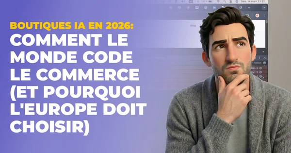 Boutiques IA en 2026 : le monde code le commerce, l'Europe choisit
